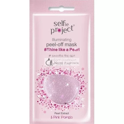 Selfie Project Galaxy Mask Illuminating Peel-Off Mask Shine like a Pearl 12ml