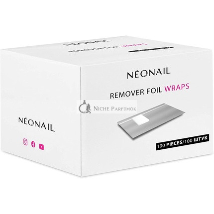 NeoNail Remover Foil Wraps 100 Pieces