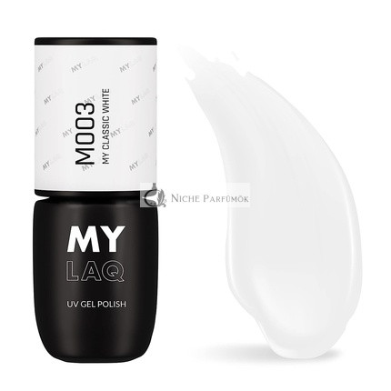 MYLAQ UV Nail Polish My Classic White 5ml