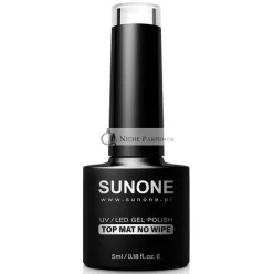   Sunone Hybrid UV/LED Hybrid Nail Polish 5ml Top Matte No Wipe Colorless