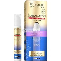   EVELINE COSMETICS Biohyaluron 3x Retinol System Anti Wrinkle Roll On Gel for Under Eye Area 15ml