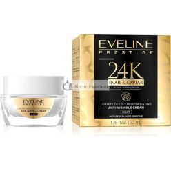   Eveline Cosmetics Prestige 24k Snail & Caviar Anti-Wrinkle Lifting Face Night Cream 50ml