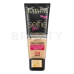   Eveline Selfie Time 2in1 Foundation & Concealer Long-Lasting Makeup 2in1 04 Natural 30 ml