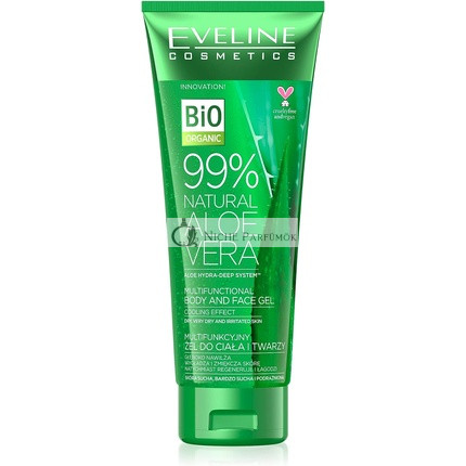 Eveline Cosmetics 99% Natural Aloe Vera Multifunctional Face and Body Gel 250ml