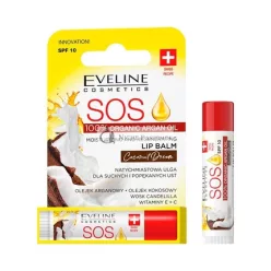   Eveline Cosmetics S.O.S. Moisturizing and Regenerating Lip Balm with Coconut