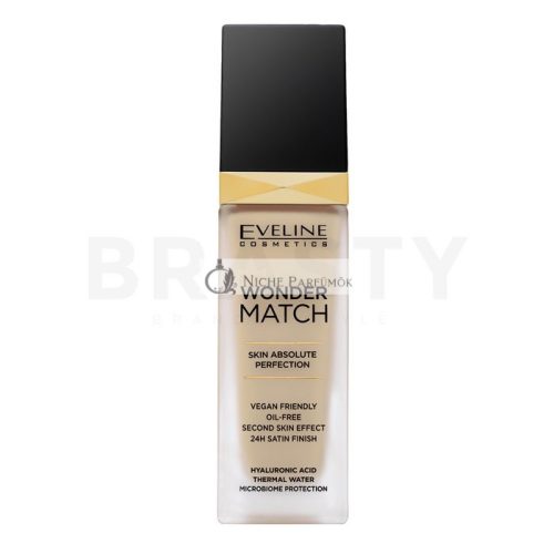 Eveline Wonder Match Skin Absolute Perfection Long-Lasting Makeup for Unifying and Brightening Skin 05 Light Porcelain 30 ml