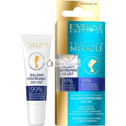 Eveline Egyptian Miracle Regenerating & Soothing Lip Balm-Compress 12 ml