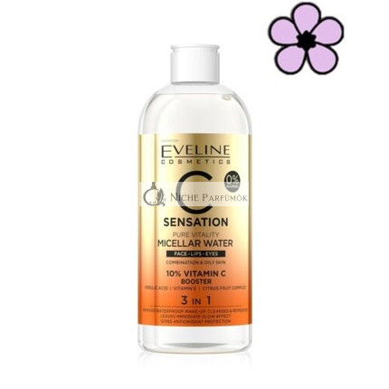 Eveline C Sensation Pure Vitality Micellar Water 400ml Combination/Oily Skin