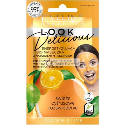 Eveline Cosmetics Look Delicious Energizing Face Mask with Natural Exfoliation 10ml