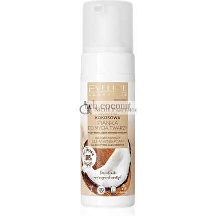 Eveline Cosmetics Rich Coconut Gentle Coconut Face Cleansing Foam 150ml
