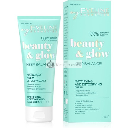 EVELINE Beauty & Glow Keep Balance! Matting Detoxifying Cream 75ml