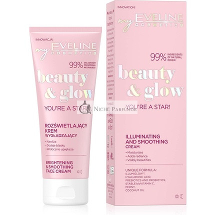 Eveline Cosmetics Beauty & Glow Brightening Smoothing Cream 75ml