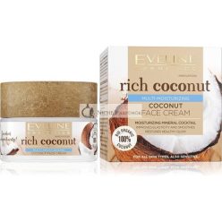   Eveline Cosmetics Rich Coconut Multi Hydrating Facial Cream 97% Natural Day & Night 50ml