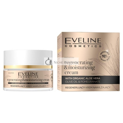 Eveline Cosmetics Organic Gold Regenerating Moisturizing Cream 50ml