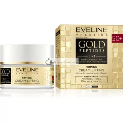   Eveline Gold Peptides 3in1 50+ Firming Nourishing Cream Lifting Collagen 50ml