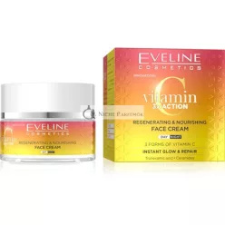   Eveline Vitamin C 3xAction Regenerating Nourishing Day Night Face Cream 50ml