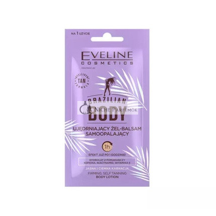 Eveline Brazilian Body Tanning Gel Balm Sample 12ml
