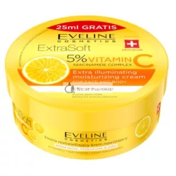   Eveline Extra Soft Illuminating Cream Face and Body 5% Vitamin C + Niacinamide