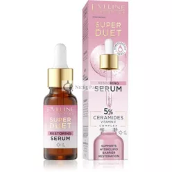   Eveline Super Duet Restoring Serum 5% Ceramides Vitamin E Complex 18ml