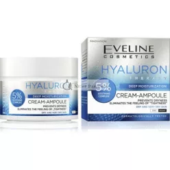   Eveline Hyaluron Deeply Moisturizing Cream-Ampoule 5% Soothing Complex 50ml