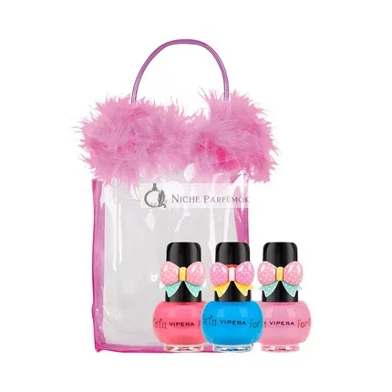TUTU_SET Peel-Off Nail Polish Set in Cosmetic Bag 14 3x5ml