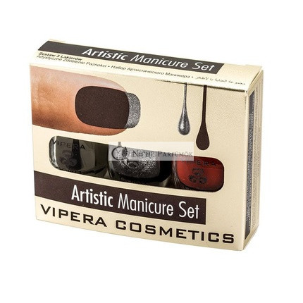 Artistic Manicure Set Nail Polish Set 06 Dracula 3x55ml