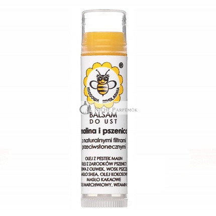Honey Soap House Lip Balm With Natural Spf Filters Raspberry And Wheat 45ml