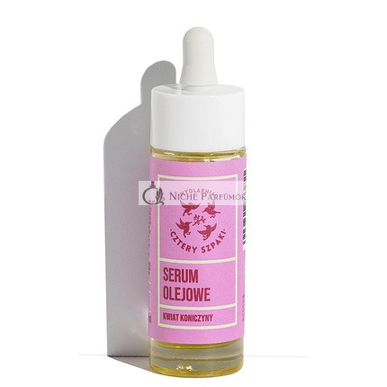 Four Starlings Soapmakers Clover Flower Oil Face Serum Natural Moisturizing and Firming with Vitamin C Blend of Organic Oils Rose and Clover Infused 30ml
