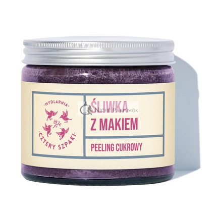 Mydlarnia Cztery Szpaki Sugar Peeling For Body Plum With Poppy - 250ml