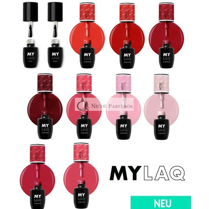 MyLaQ Neonail UV Nail Polish 5ml My Special Red Edition Base Top