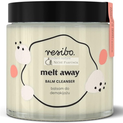 Resibo Melt Away Cleansing Balm Natural Cosmetics Facial Cleansing Pore Cleanser Blackhead Remover Makeup Remover Eye Makeup Remover Waterproof Mango 100ml