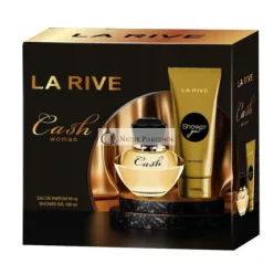   La Rive Cash Woman EDP Gift Set 90ml Perfume + 100ml Shower Gel - New & Original!