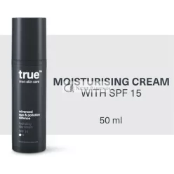   True Men Skin Care Hydrating Day Cream with SPF 15 Advanced Age & Pollution Defence 50ml
