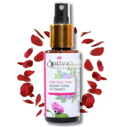   Sattva Rose Water Face Spray Natural Face Toner for Mature and Acne-Prone Skin 100ml