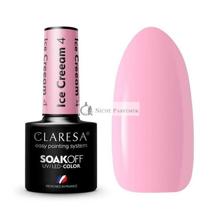 Claresa Ice Cream UV Nail Polish 5ml - Pack of 4