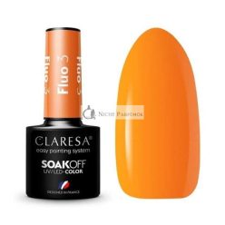 Claresa Fluo UV Nail Polish 5ml - Pack of 3