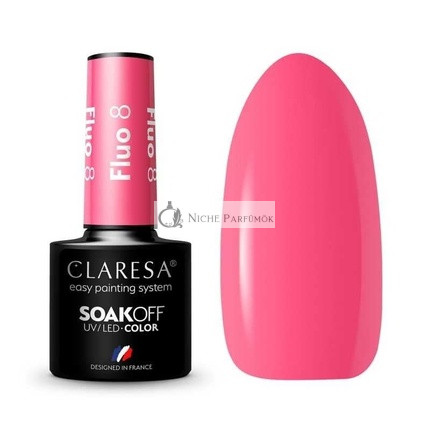 Claresa 8 Fluorescent UV Nail Polish 5ml