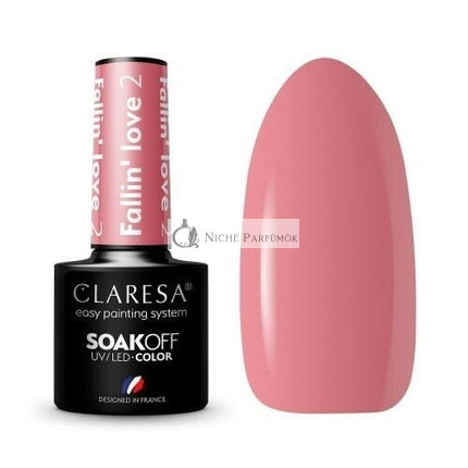 Fallin Love UV Nail Polish 5ml Claresa - Pack of 2