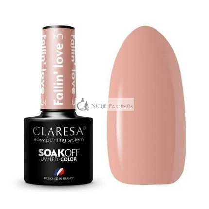 Fallin Love UV Nail Polish 5ml Claresa - Pack of 3
