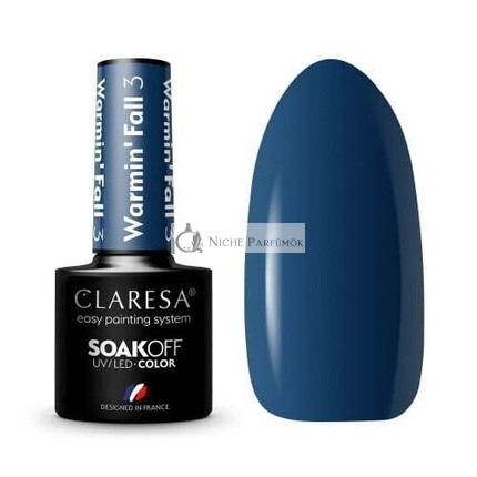 Warmin Fall UV Nail Polish 5ml Claresa - Pack of 3