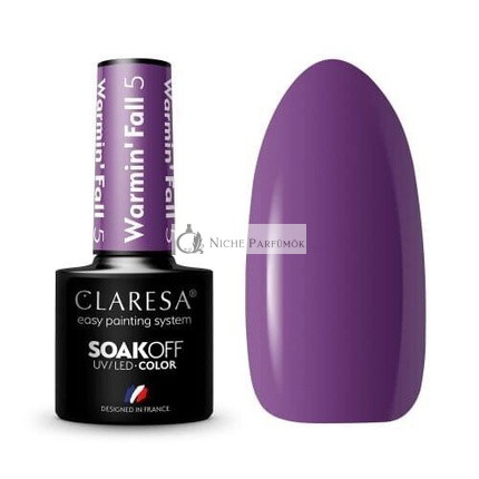 Warmin Fall UV Nail Polish 5ml Claresa - Pack of 5