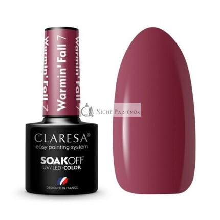 7 Warmin Fall UV Nail Polish 5ml Claresa