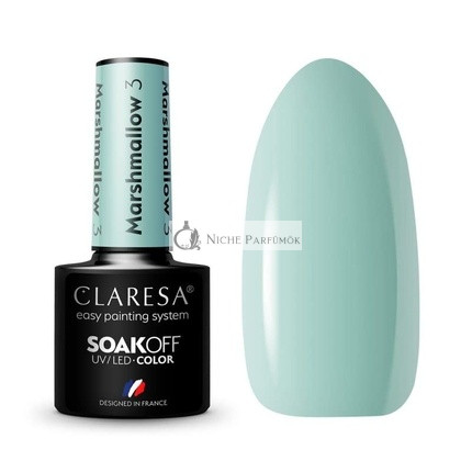 Claresa Marshmallow UV Nail Polish 5ml - Pack of 3