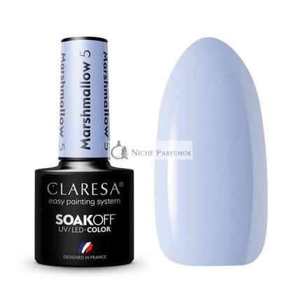 Claresa Marshmallow UV Nail Polish 5ml - Pack of 5