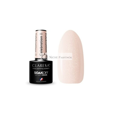 8 Celebration UV Nail Polish 5ml Claresa