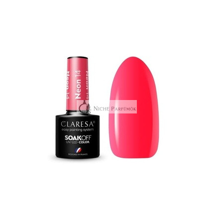 Claresa Neon UV Nail Polish 5ml - Pack of 14