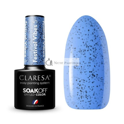Festival Vibes UV Nail Polish 5ml Claresa - Pack of 5