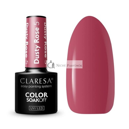 Claresa Dusty Rose UV Nail Polish 5ml - Pack of 5