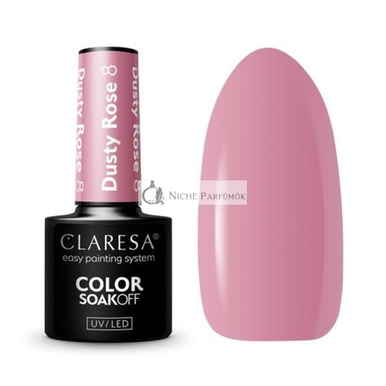 Claresa 8 Dusty Rose UV Nail Polish 5ml
