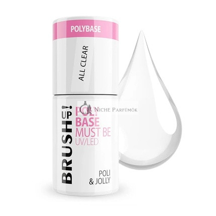 Brushup Poly Base Must Be Uv Led Hybrid Makeup Base Poli Jolly All Clear 5g
